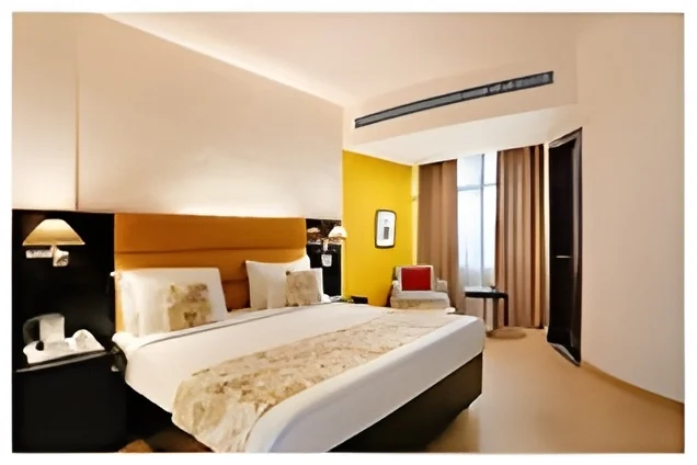 Hotel bedroom photo supplied for Sea View Hotel